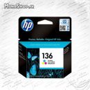 کارتریج 136 رنگی جوهر افشان HP Cartridge Ink 136 Color