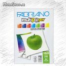کاغذ گلاسه لیزری رنگی 160گرم 250برگ Fabriano A4