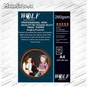 کاغذ Wolf روف سیلک 260 گرم 50 برگ