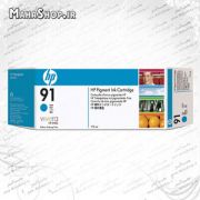 کارتریج فابریک HP 91 CYAN 