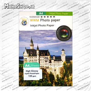 کاغذ WWM فتوگلاسه 135 گرم A4