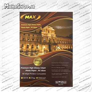 کاغذ Max فتوگلاسه 270 گرم 13X18