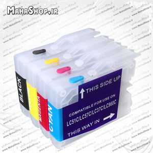 کارتریج قابل شارژ LC37 چهاررنگ Brother