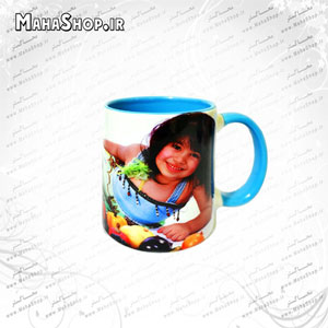 لیوان داخل و دسته رنگي