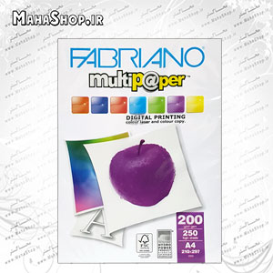 کاغذ فابریانو گلاسه لیزری 200گرم 250برگ A4
