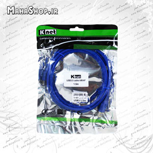 کابل پرینتر USB مشکی 1.5 متری Knet