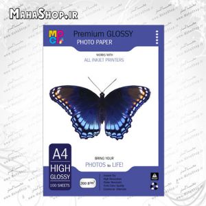 کاغذ گلاسه 200 گرم 100 برگ MG