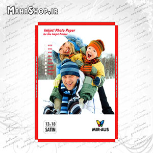 کاغذ 18×13 گلاسه ساتین 260 گرم 50 برگ MIR AUS